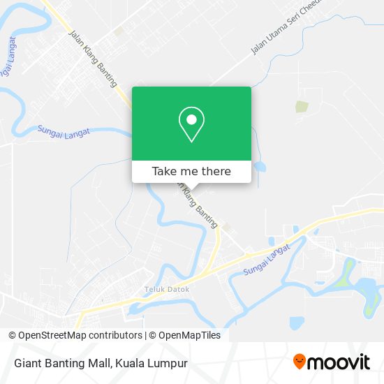 Giant Banting Mall map