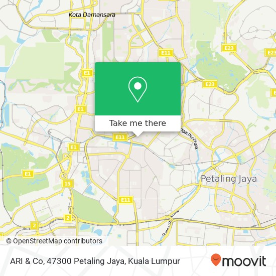 ARI & Co, 47300 Petaling Jaya map