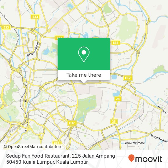 Sedap Fun Food Restaurant, 225 Jalan Ampang 50450 Kuala Lumpur map