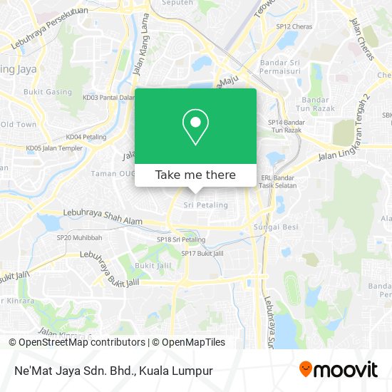 Ne'Mat Jaya Sdn. Bhd. map