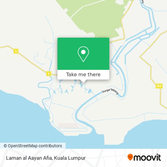Laman al Aayan Afia map