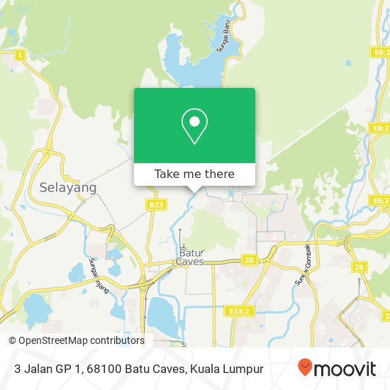 3 Jalan GP 1, 68100 Batu Caves map