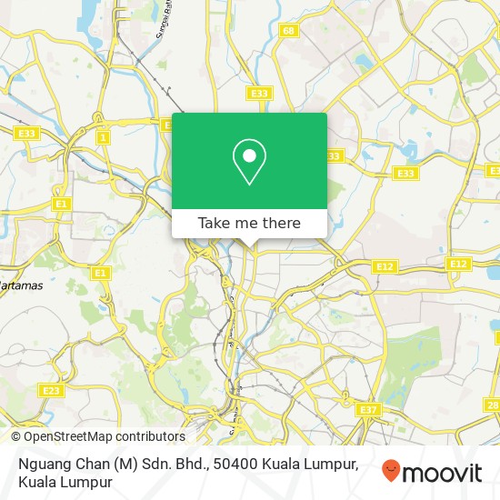 Nguang Chan (M) Sdn. Bhd., 50400 Kuala Lumpur map
