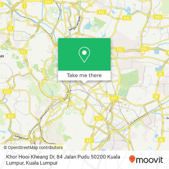 Khor Hooi Kheang Dr, 84 Jalan Pudu 50200 Kuala Lumpur map