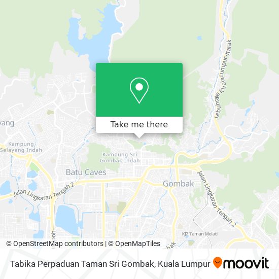 Peta Tabika Perpaduan Taman Sri Gombak