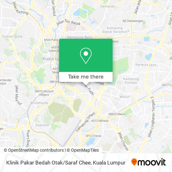 Klinik Pakar Bedah Otak / Saraf Chee map