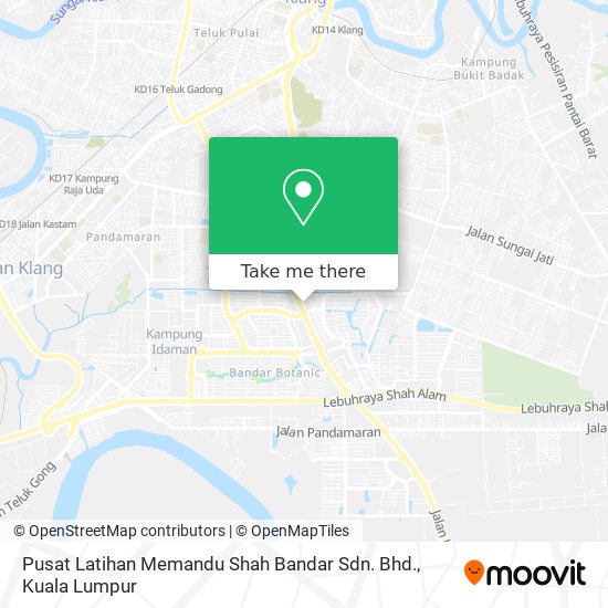 Pusat Latihan Memandu Shah Bandar Sdn. Bhd. map