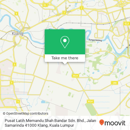 Pusat Latih Memandu Shah Bandar Sdn. Bhd., Jalan Samarinda 41000 Klang map