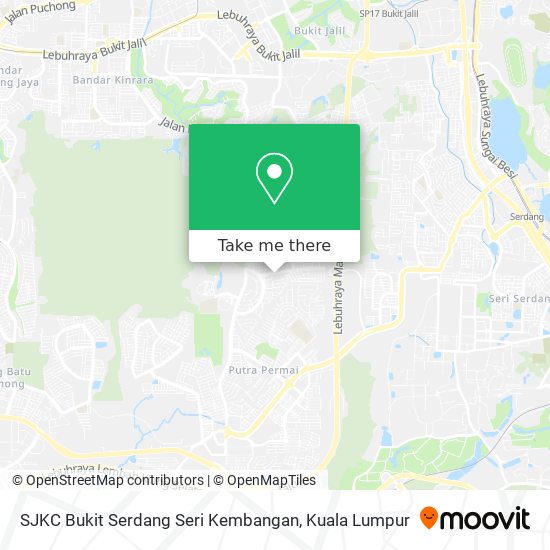 SJKC Bukit Serdang Seri Kembangan map