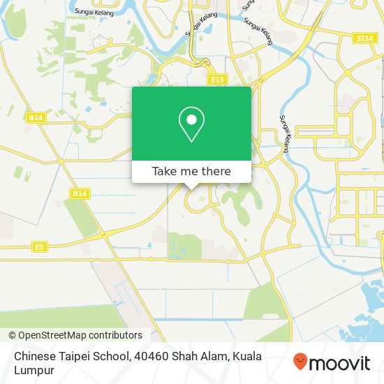 Chinese Taipei School, 40460 Shah Alam map