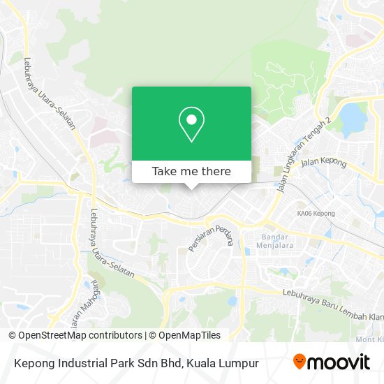 Kepong Industrial Park Sdn Bhd map