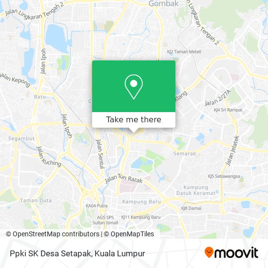 Peta Ppki SK Desa Setapak
