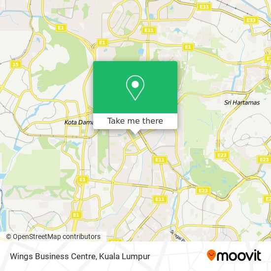 Wings Business Centre map