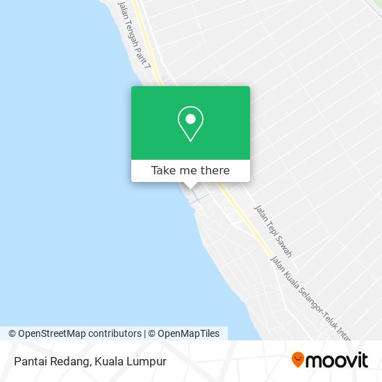 Pantai Redang map