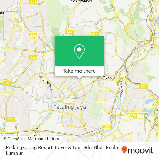 Peta Redangkalong Resort Travel & Tour Sdn. Bhd.