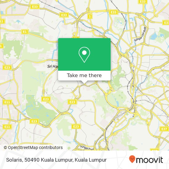 Solaris, 50490 Kuala Lumpur map