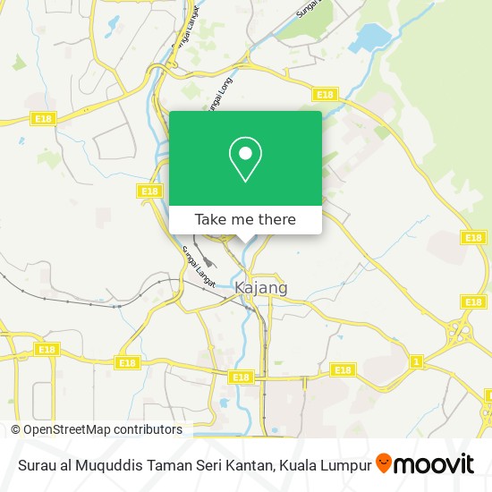 Surau al Muquddis Taman Seri Kantan map