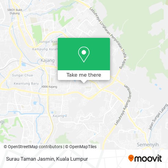 Peta Surau Taman Jasmin