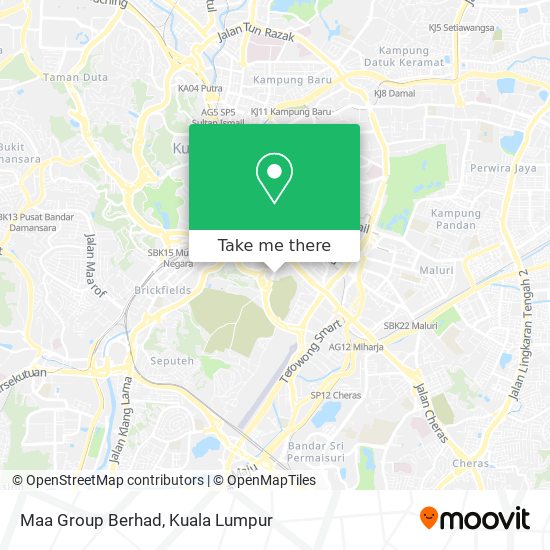 Maa Group Berhad map