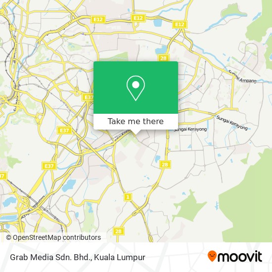 Grab Media Sdn. Bhd. map
