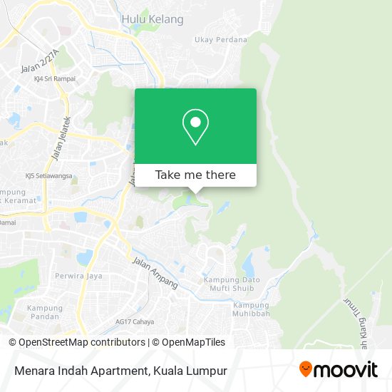 Menara Indah Apartment map