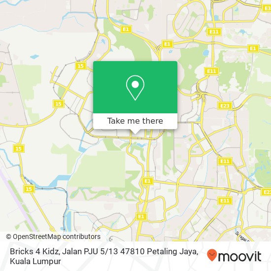 Bricks 4 Kidz, Jalan PJU 5 / 13 47810 Petaling Jaya map