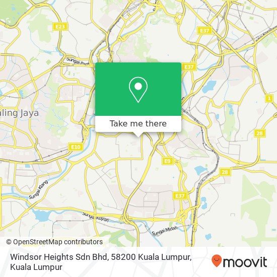 Peta Windsor Heights Sdn Bhd, 58200 Kuala Lumpur