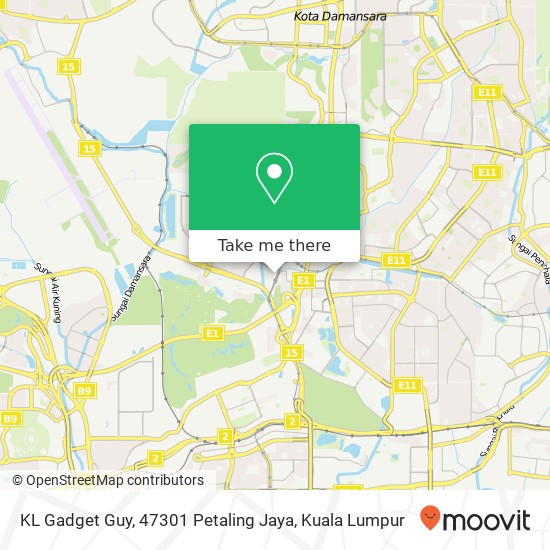 KL Gadget Guy, 47301 Petaling Jaya map