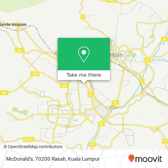 McDonald's, 70200 Rasah map