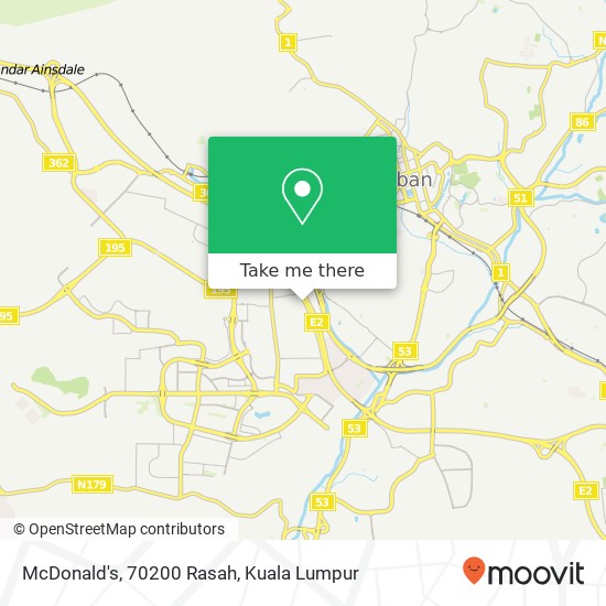 McDonald's, 70200 Rasah map