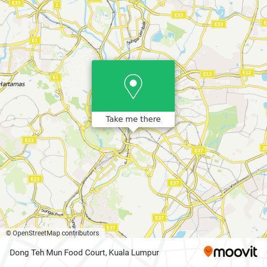 Dong Teh Mun Food Court map