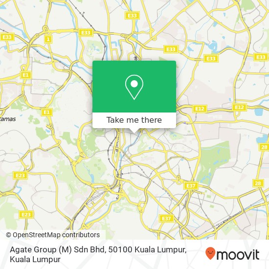 Agate Group (M) Sdn Bhd, 50100 Kuala Lumpur map