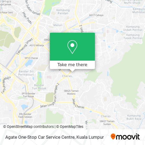 Agate One-Stop Car Service Centre map