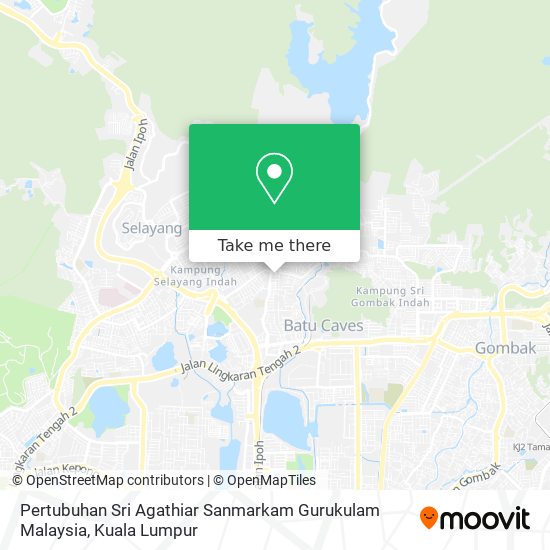 Peta Pertubuhan Sri Agathiar Sanmarkam Gurukulam Malaysia