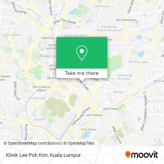 Klinik Lee Poh Kim map