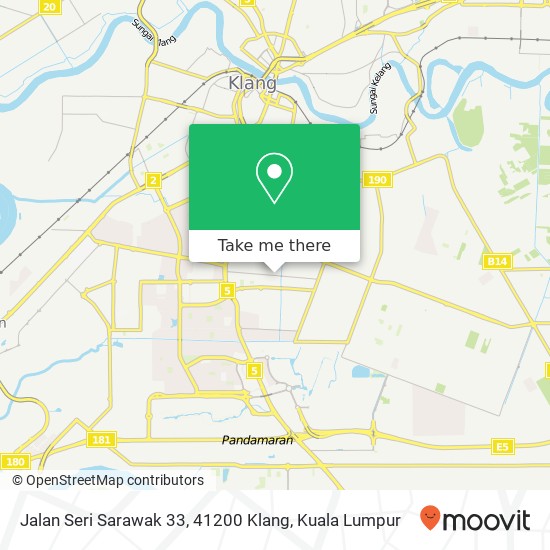 Jalan Seri Sarawak 33, 41200 Klang map