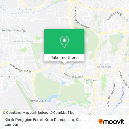Klinik Pergigian Famili Kota Damansara map