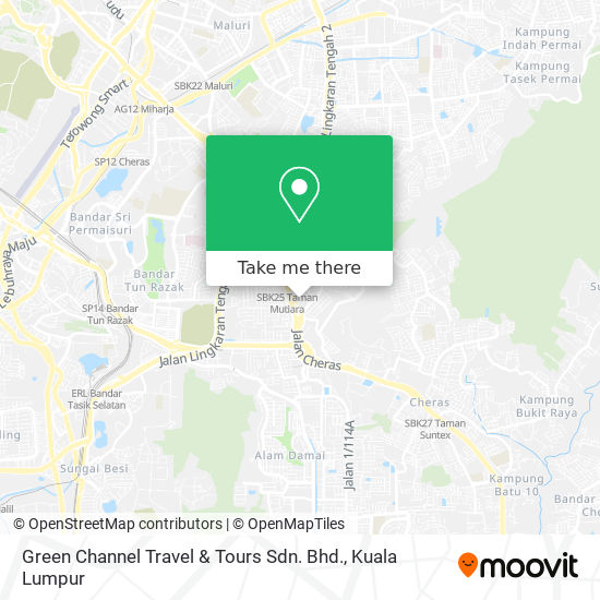 Green Channel Travel & Tours Sdn. Bhd. map