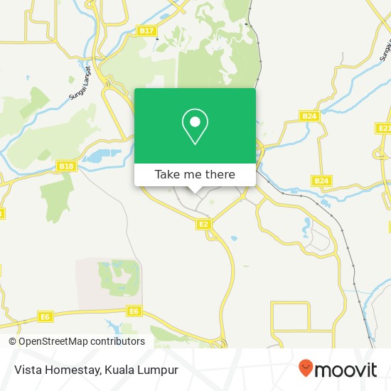 Vista Homestay map