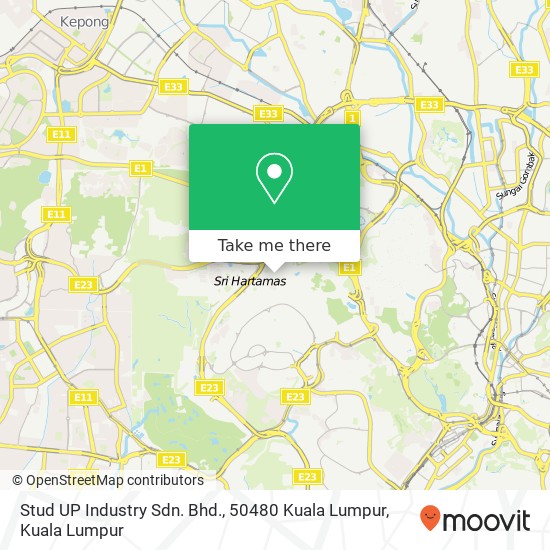 Stud UP Industry Sdn. Bhd., 50480 Kuala Lumpur map