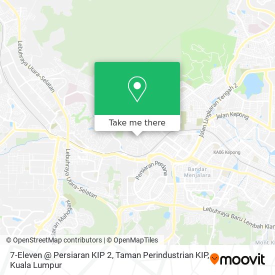 Peta 7-Eleven @ Persiaran KIP 2, Taman Perindustrian KIP