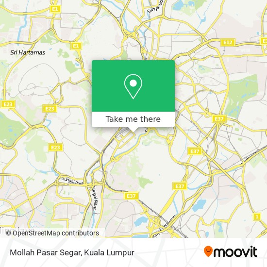 Mollah Pasar Segar map