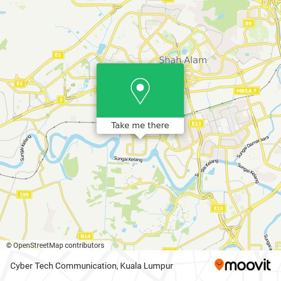 Cyber Tech Communication map