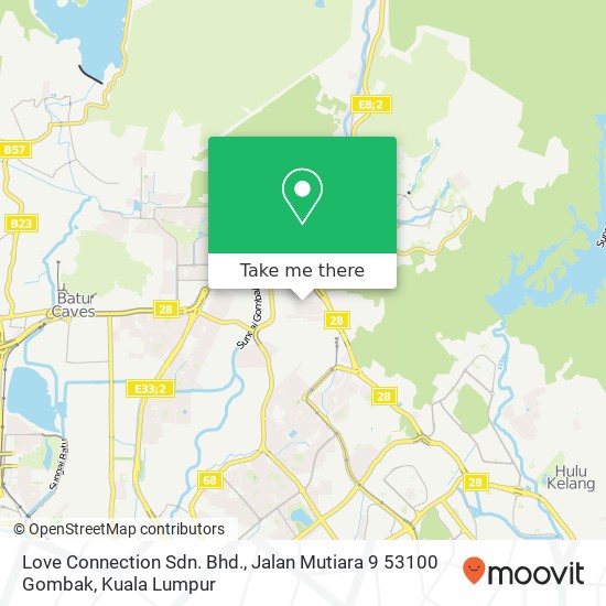 Peta Love Connection Sdn. Bhd., Jalan Mutiara 9 53100 Gombak