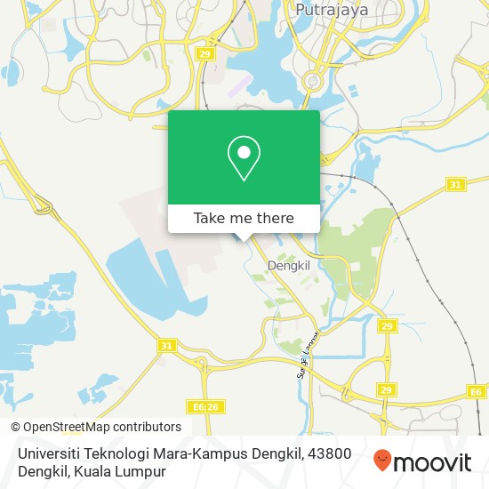 Universiti Teknologi Mara-Kampus Dengkil, 43800 Dengkil map