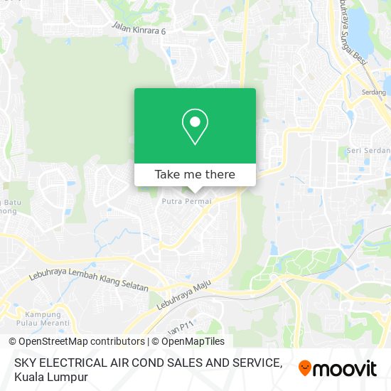 SKY ELECTRICAL AIR COND SALES AND SERVICE map