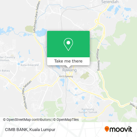 CIMB BANK map