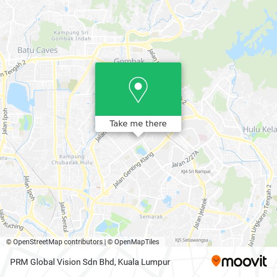 PRM Global Vision Sdn Bhd map