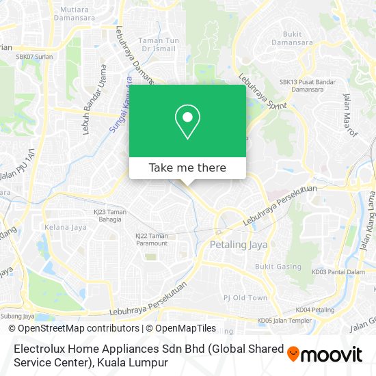 Electrolux Home Appliances Sdn Bhd (Global Shared Service Center) map