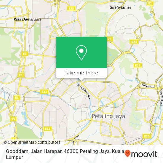 Gooddam, Jalan Harapan 46300 Petaling Jaya map